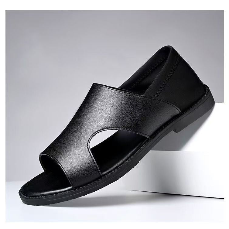 Summer New Men's Sandals Non-slip Soft-soled Sandals Soft Surface Breathable Wear-resistant Casual Soft-soled Beach Sandals for Men