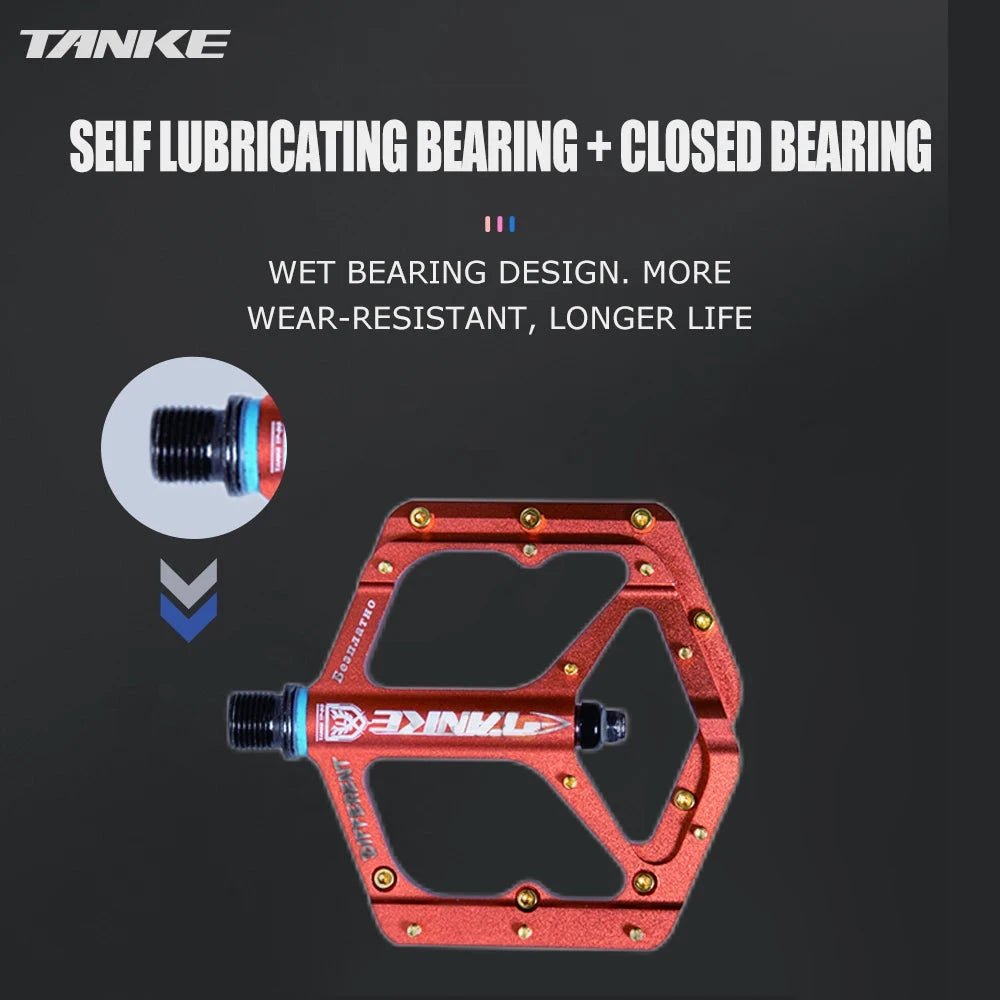 TANKE TP-50 Pedals Sepeda MTB Aluminum Alloy Non-slip Bicycle Pedal Bicycle Pedal Bicycle pedal MANDOTOS