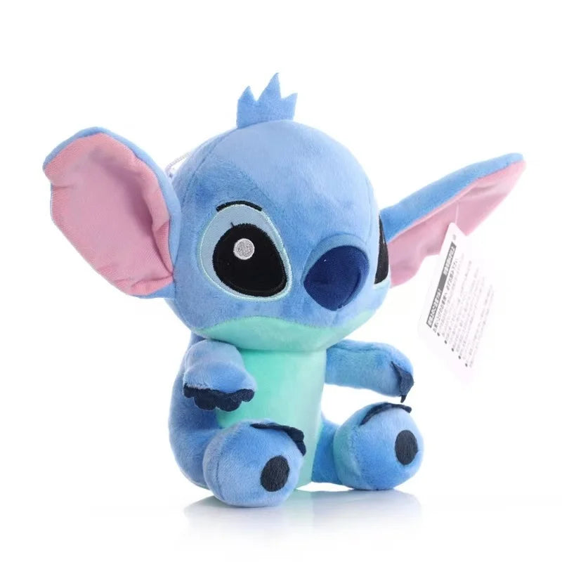 18cm Original Plush Stitch Baby Movie Cartoon Model Doll Children Action Figures Stuffed Toys Pendant Gifts MANDOTOS