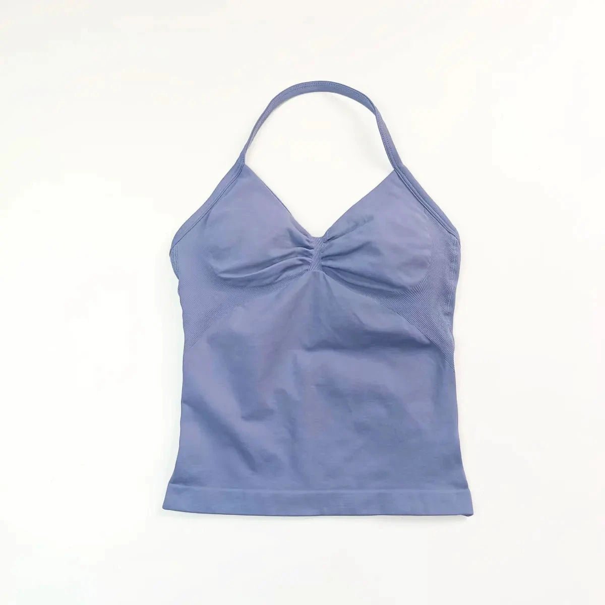 NCLAGEN Impact Longline Strappy Top Sports Yoga Vest Women's Fitness Tank Top Gym Beautiful Open Back Bra Running Workout Halter NCLAGEN Official Store