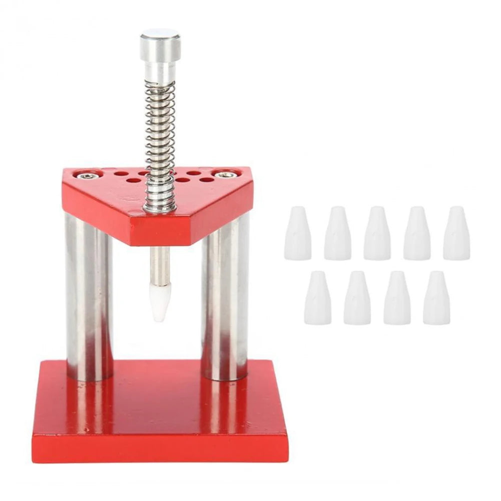 Watch Hand Presser Remover Puller Plunger Setting Fitting Set Red Wristwatch Watch Parts Repair Tool for Watchmaker