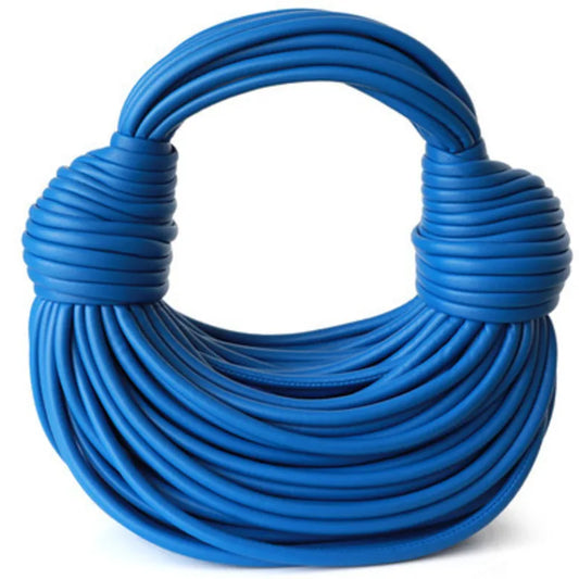 Handbags for Women 2025 New in Gold Luxury Designer Brand Handwoven Noodle Bags Rope Knotted Pulled Hobo Silver Evening Clutch - MANDOTOS