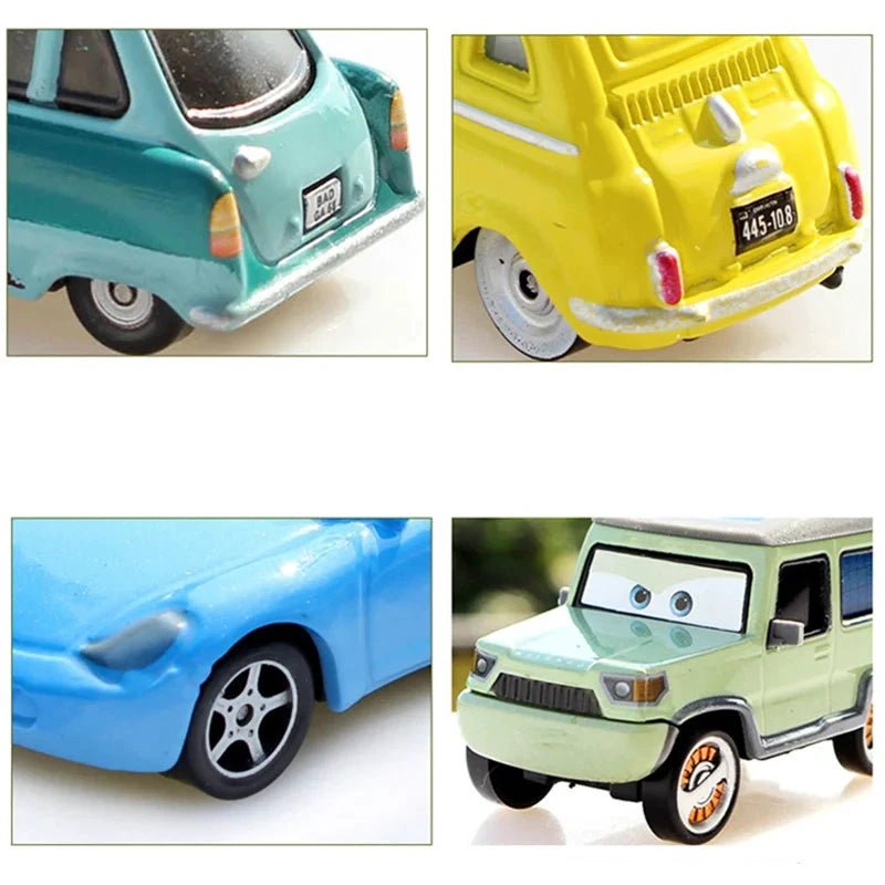 Mandotos Disney Pixar Cars 1 55 Metal Alloy Diecast Toy Car Set Lightning McQueen Mater Jackson Storm The King Nine fingers Store