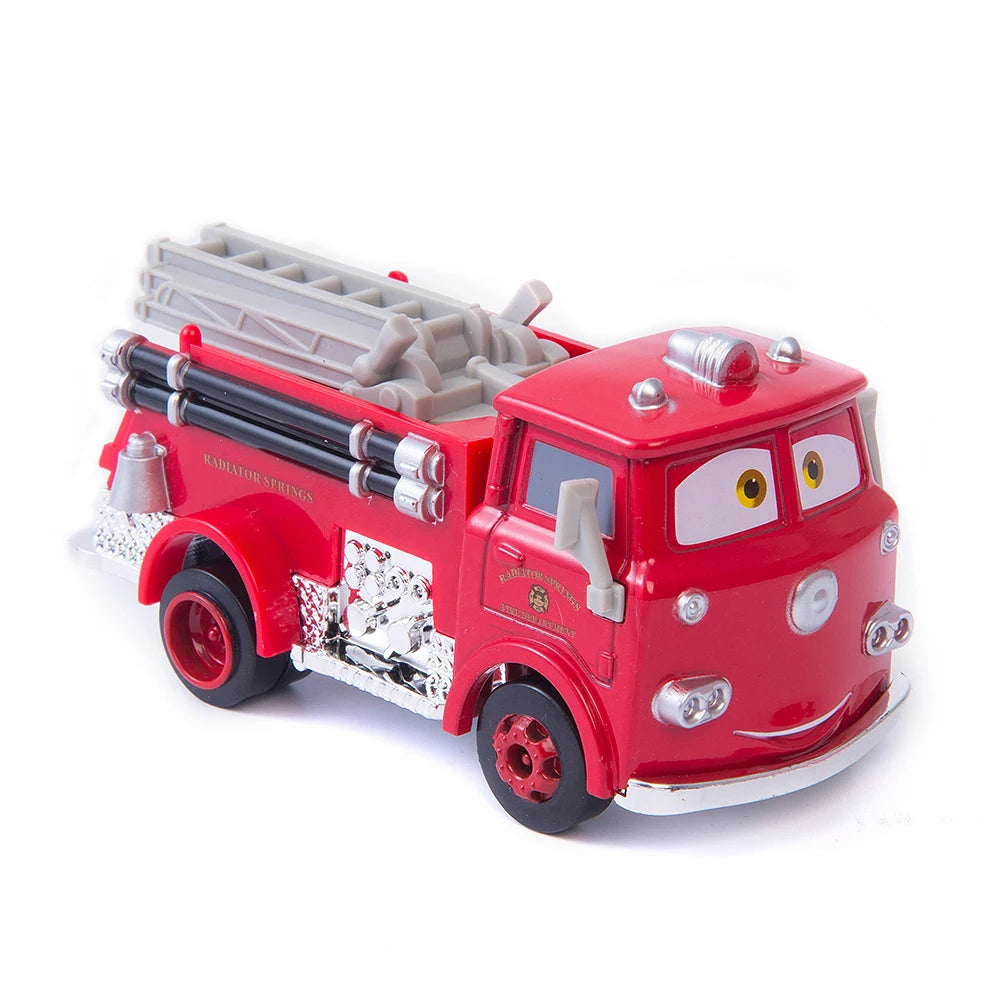 Cars Disney Pixar Cars Lightning McQueen Mater Jackson Storm The King Mater 1:55 Metal Alloy Car Toy Model Toys Children Gifts