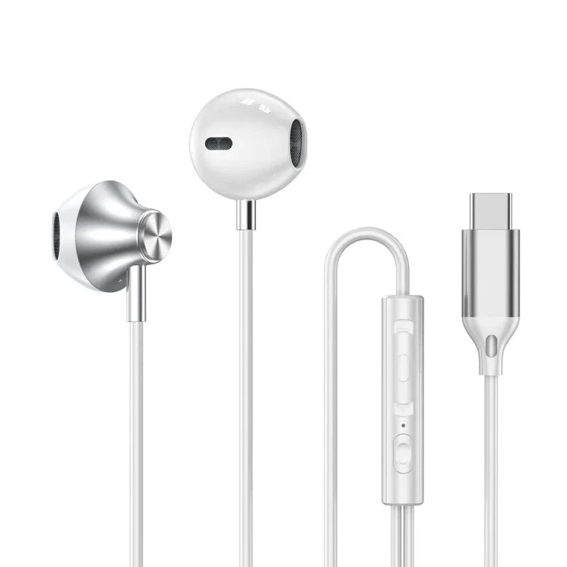 For Samsung Headphones HiFi Surround Sound In-ear USB Type C 3.5mm With wire control Wired Earplugs For Galaxy S24 S23 S22 Ultra Lieve 3C Accessory Store