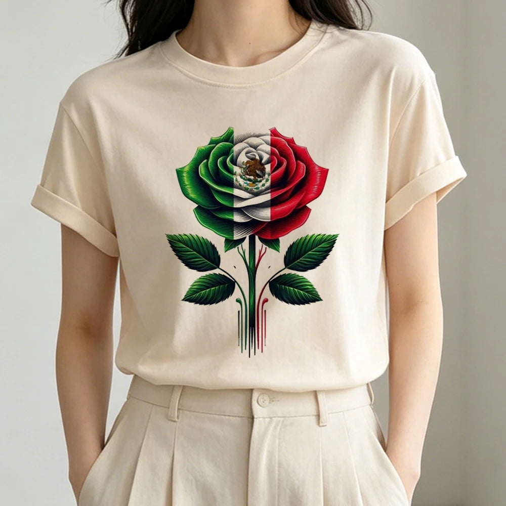 Mexico top tees girl 80s baddie summer alternative t-shirt kawaii baddie 2000s