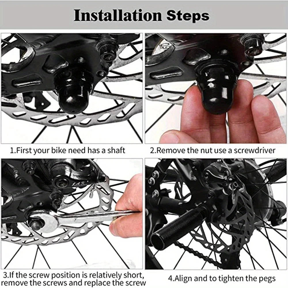 Anti - slip upgraded BMX bike pedals, wear - resistant and anti - slip footrests, mountain bike off - road pedals. MANDOTOS