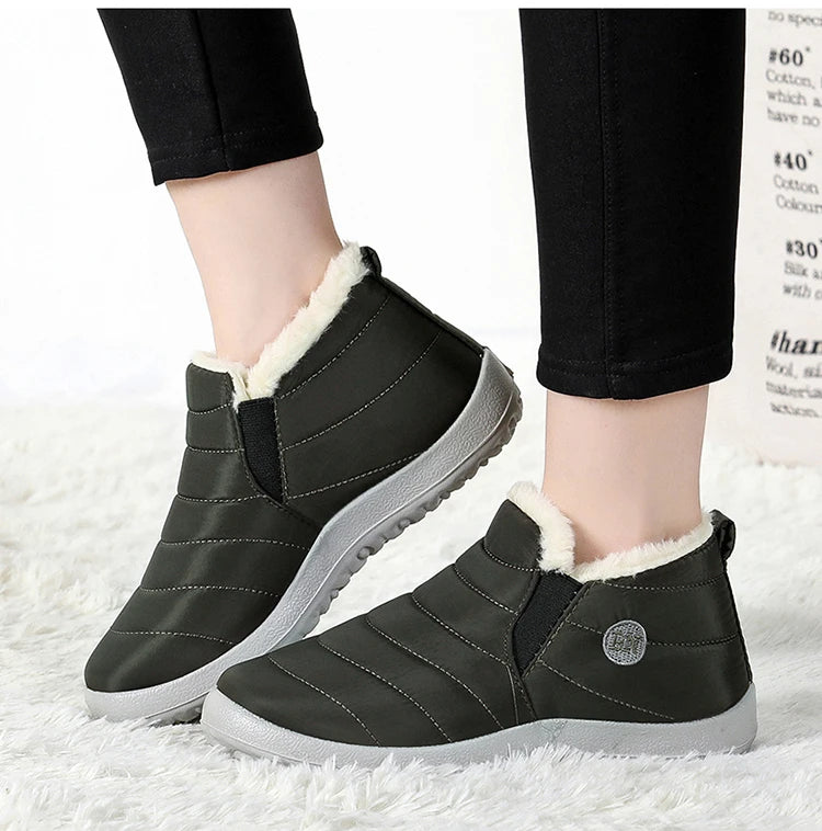 Men Boots Snow Outdoor Men's Shoes Plus Size Men's Winter Boots Plush Shoes Men Waterproof Men's Boots Male Footwear Work Shoes