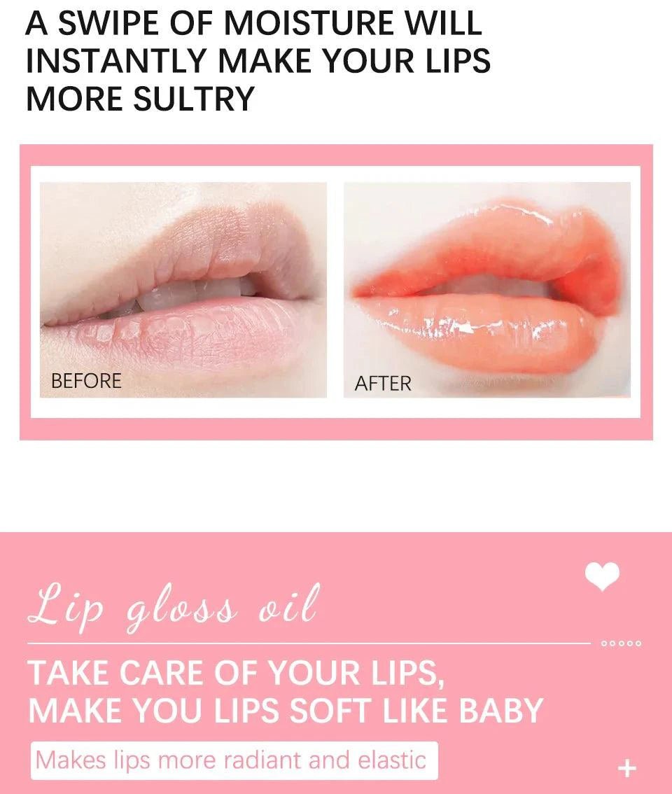 Moisturizing Lip Balm Oil - Plumping Exfoliating Lip Gloss - MANDOTOS
