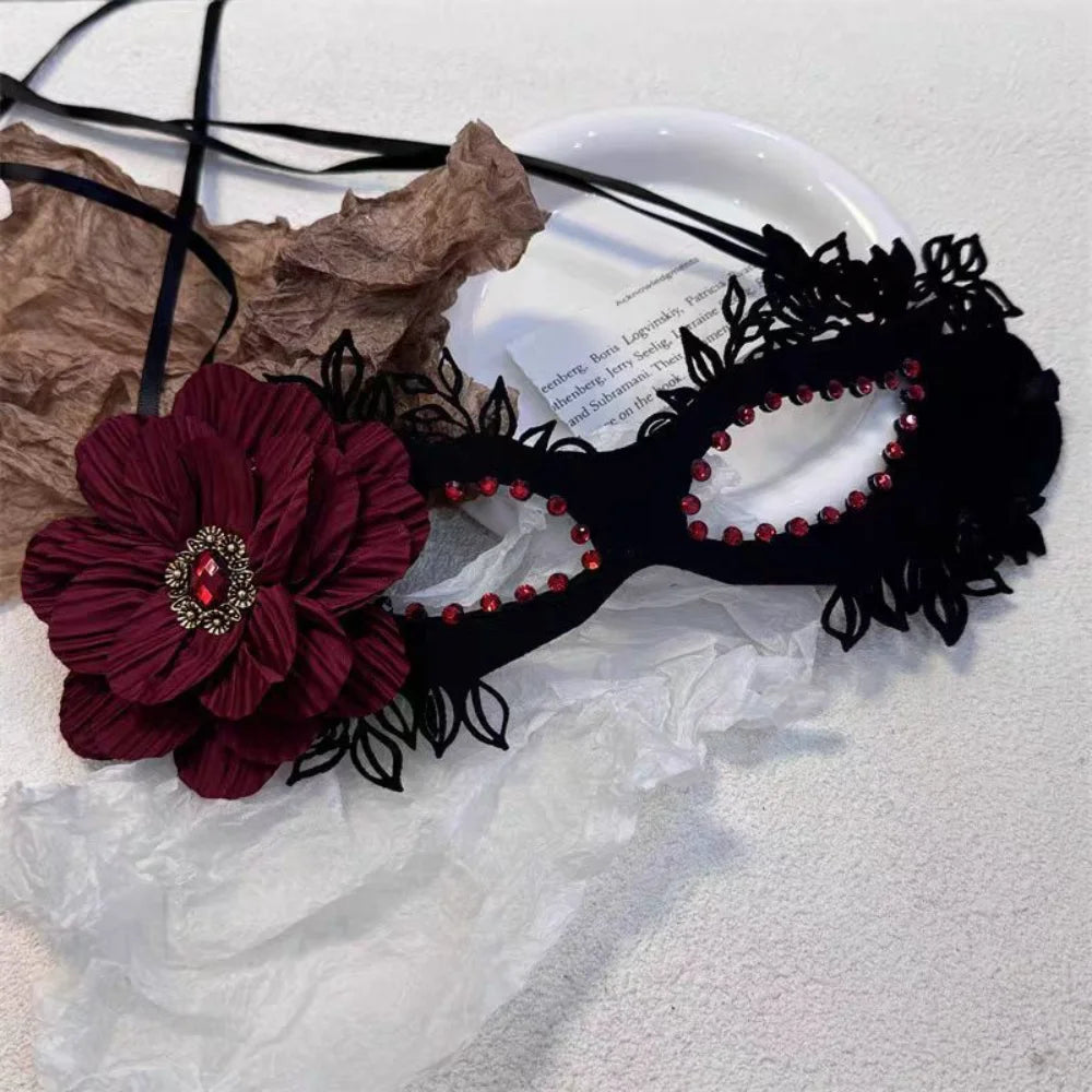 Masquerade Costume Mask Sexy Lace Half Face Mask Gothic Lace Mask Elegant For Fancy Dress Themed Events Halloween