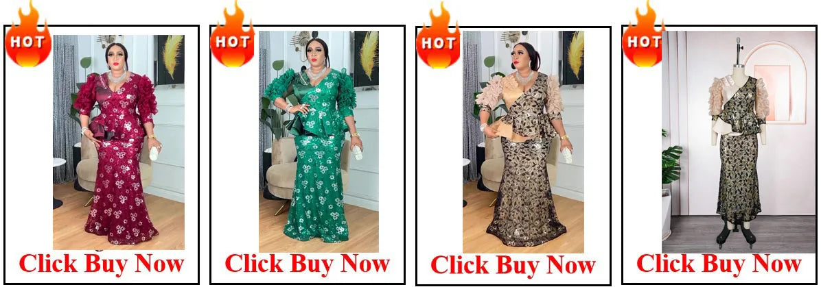 Customized Elegant Dress Women for Wedding Party Summer Autumn African V-neck Long Sleeve Evening Long Maxi Dress Gowns Africa C