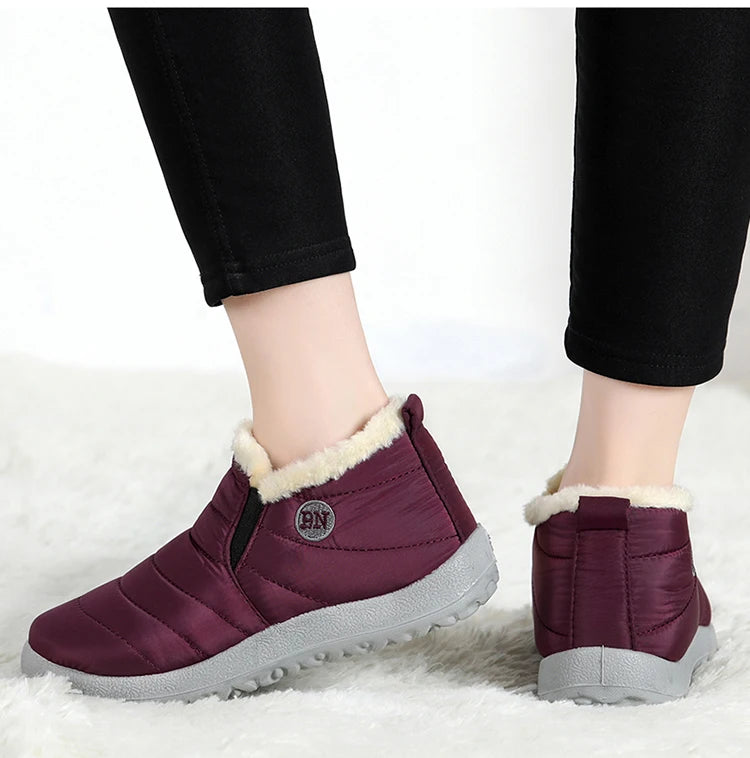 Men Boots Snow Outdoor Men's Shoes Plus Size Men's Winter Boots Plush Shoes Men Waterproof Men's Boots Male Footwear Work Shoes