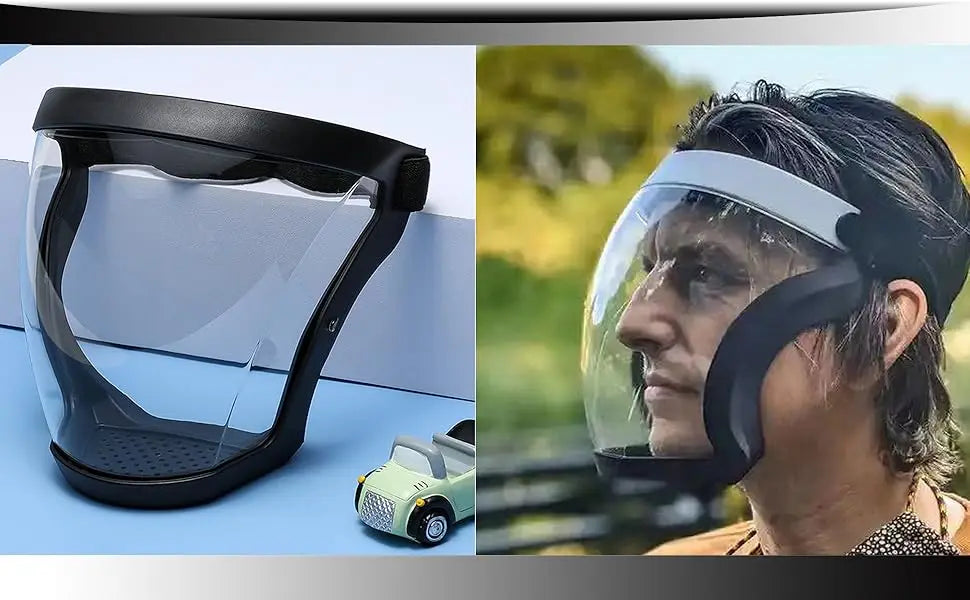 Protective Anti-Fog Face Shield Welding Mask Dust-proof Anti-splash Transparent Helmet Comfortable Protects Eyes Mask Cover
