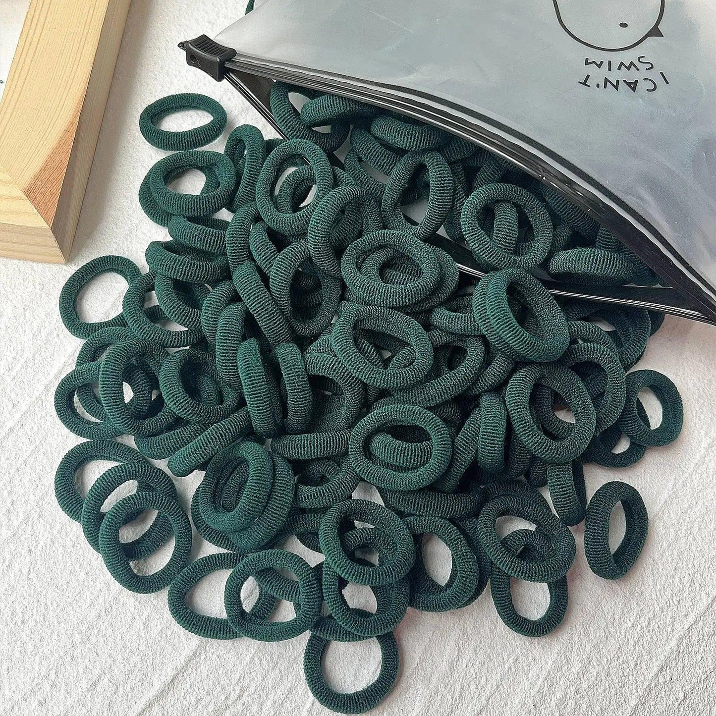 20/50pcs Kids Elastic Hair Bands Girls Sweets Scrunchie Rubber Band for Children Hair Ties Clips Headband Baby Hair Accessories - MANDOTOS