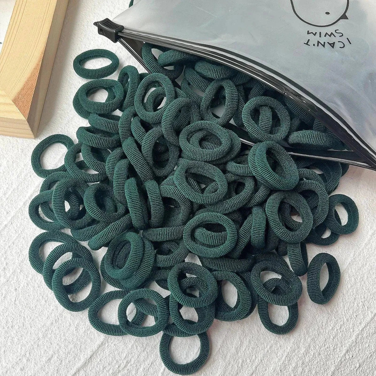 20/50pcs Kids Elastic Hair Bands Girls Sweets Scrunchie Rubber Band for Children Hair Ties Clips Headband Baby Hair Accessories - MANDOTOS