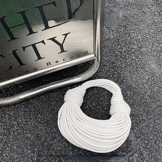 Handbags for Women 2025 New in Gold Luxury Designer Brand Handwoven Noodle Bags Rope Knotted Pulled Hobo Silver Evening Clutch - MANDOTOS