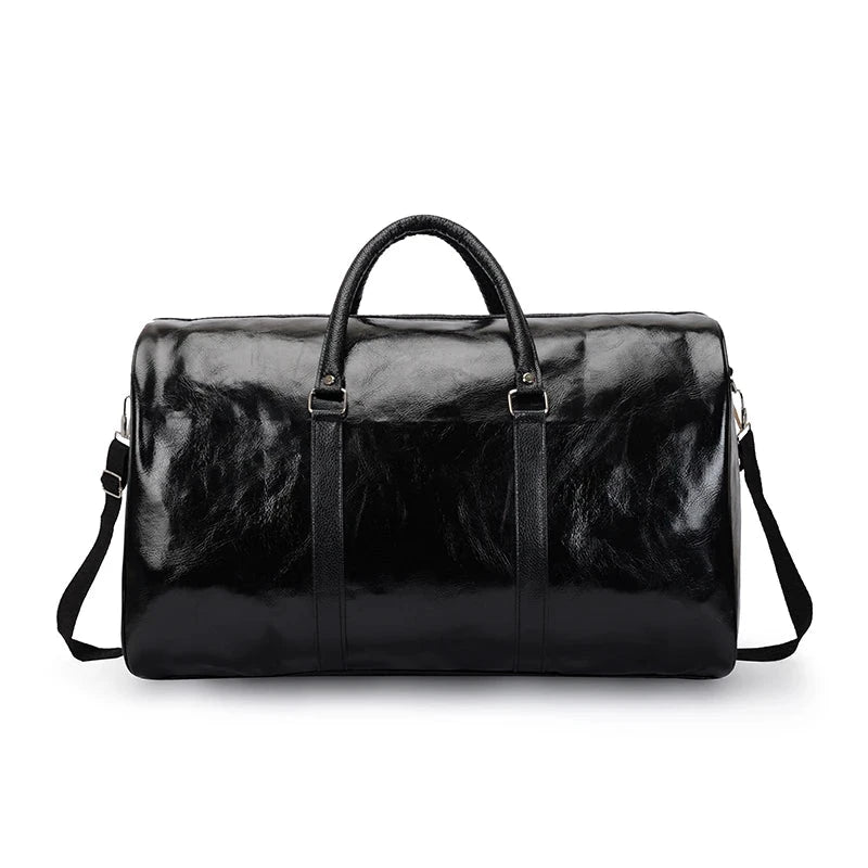 Travel Bag For Men Pu Leather Shoulder Bag Big Capacity Tote Bags For Women Fashion New Duffle Crossbody Bag Sports Pack luggage MANDOTOS