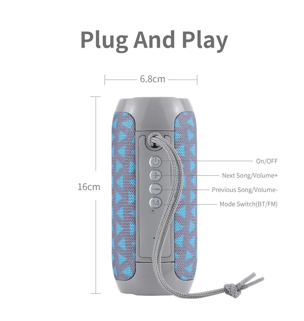 TG117 Bluetooth Speaker - Portable Waterproof TWS Outdoor Speaker - MANDOTOS