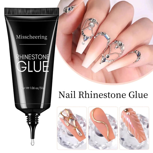 Mandotos 30g Nail Rhinestone Glue Gel For 3D Nail Charms Misscheering Official Store