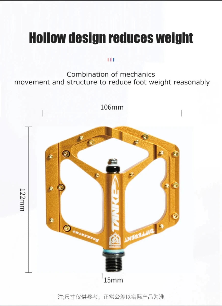 TANKE TP-50 Pedals Sepeda MTB Aluminum Alloy Non-slip Bicycle Pedal Bicycle Pedal Bicycle pedal MANDOTOS