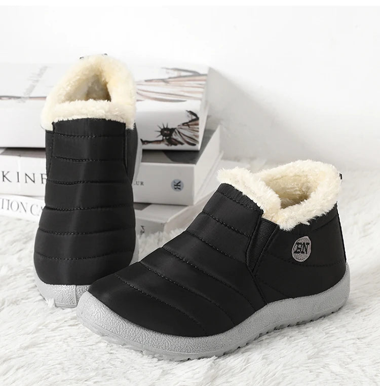 Men Boots Snow Outdoor Men's Shoes Plus Size Men's Winter Boots Plush Shoes Men Waterproof Men's Boots Male Footwear Work Shoes