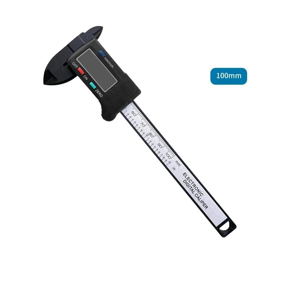 150mm 100mm Electronic Digital Caliper Carbon Fiber Dial Vernier Caliper Gauge Micrometer Measuring Tool Digital Ruler MANDOTOS