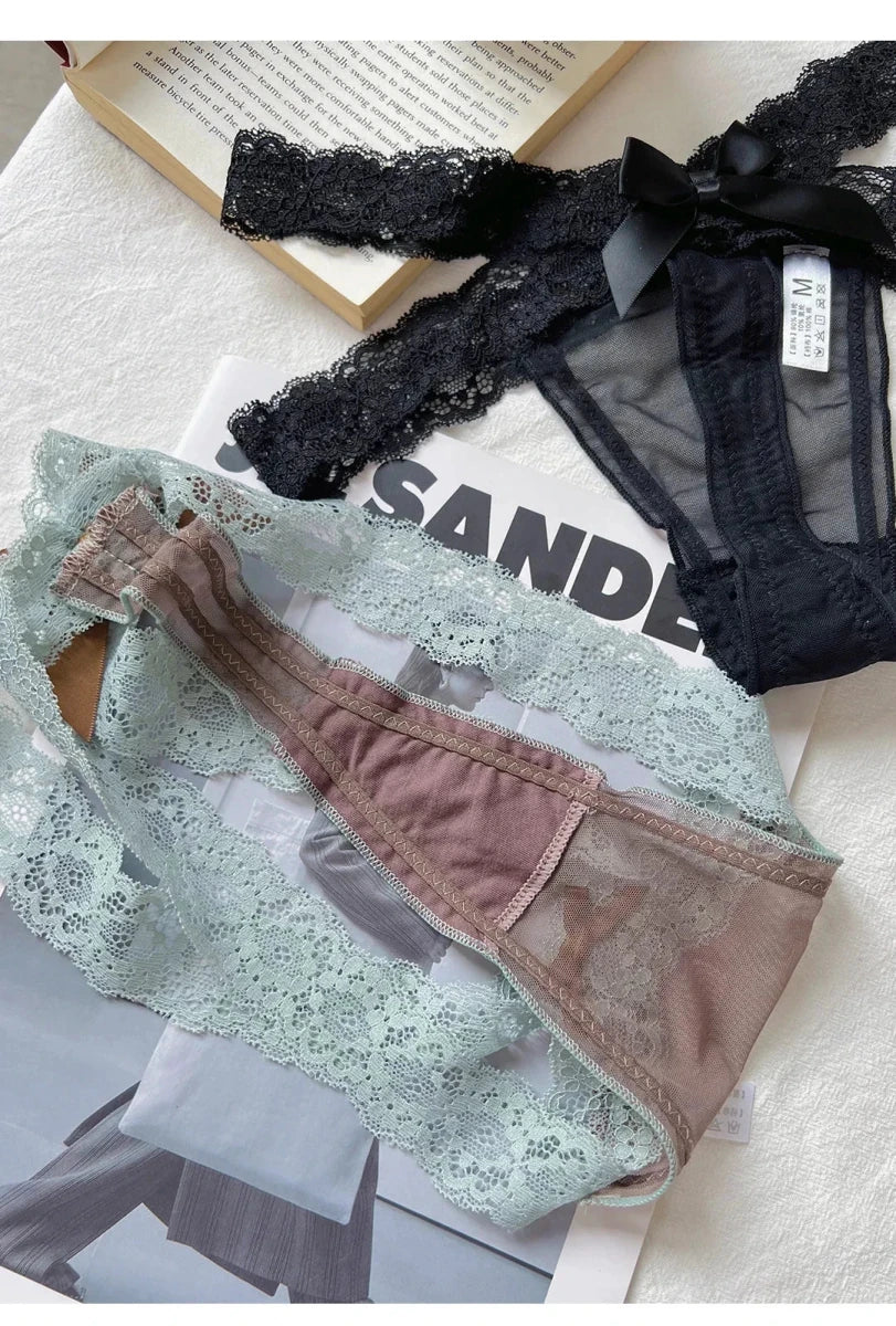 Ice Silk Panties Women Lingerie Underwear Low Waist Seamless Quick-drying Skin-friendly Breathable Briefs Women Intimates Brief MANDOTOS