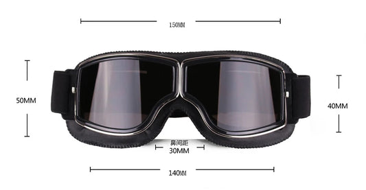 Retro Windproof Motorcycle Glasses - Enjoy the Open Road in Style! 🏍️ - MANDOTOS