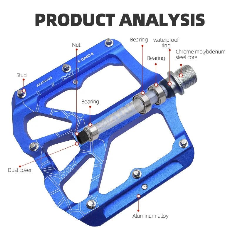 MZYRH Ultralight Sealed Bearing Bike Pedals: Revolutionize Your Ride! 🚴♂️🔥 - MANDOTOS