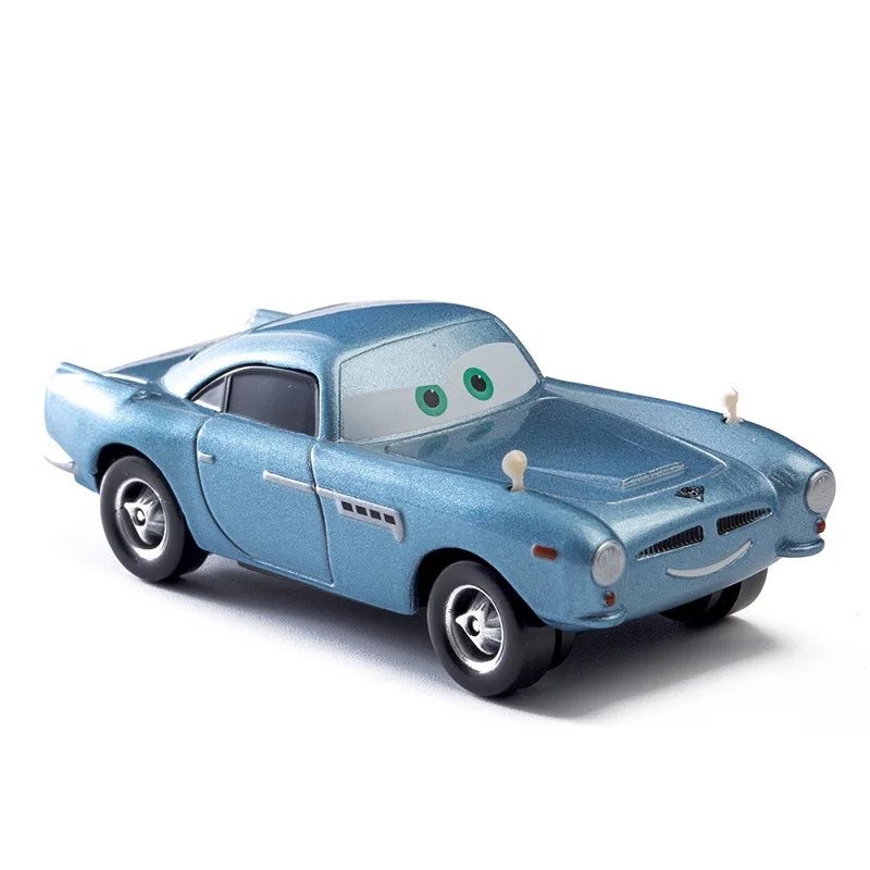 Cars Disney Pixar Cars Lightning McQueen Mater Jackson Storm The King Mater 1:55 Metal Alloy Car Toy Model Toys Children Gifts