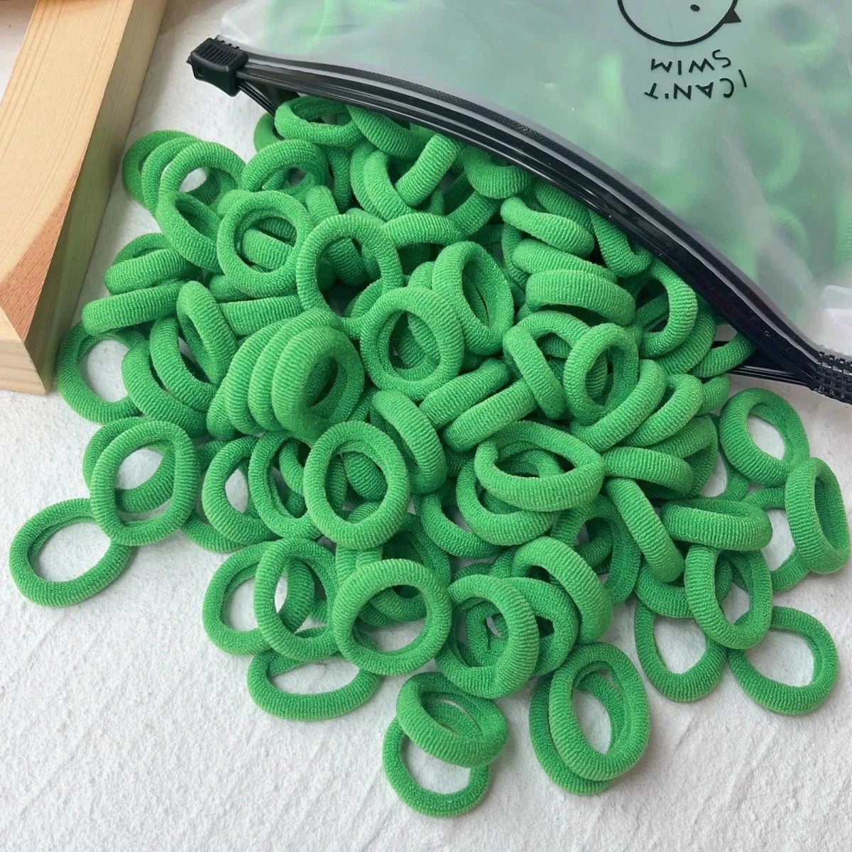 20/50pcs Kids Elastic Hair Bands Girls Sweets Scrunchie Rubber Band for Children Hair Ties Clips Headband Baby Hair Accessories - MANDOTOS