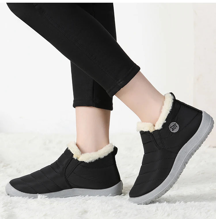 Men Boots Snow Outdoor Men's Shoes Plus Size Men's Winter Boots Plush Shoes Men Waterproof Men's Boots Male Footwear Work Shoes
