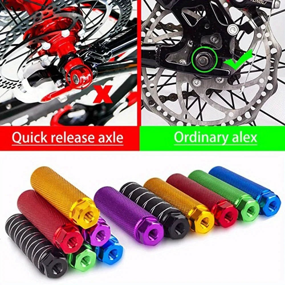 Anti - slip upgraded BMX bike pedals, wear - resistant and anti - slip footrests, mountain bike off - road pedals. MANDOTOS