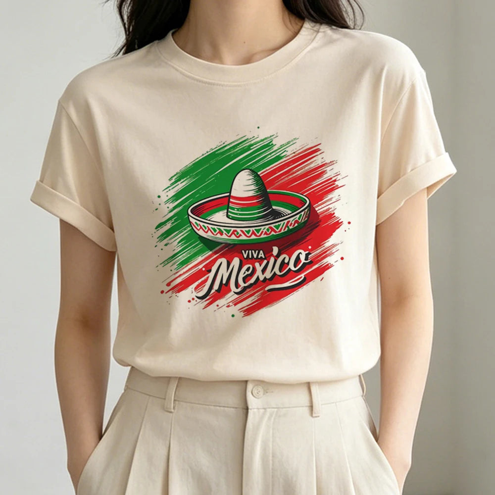 Mexico top tees girl 80s baddie summer alternative t-shirt kawaii baddie 2000s