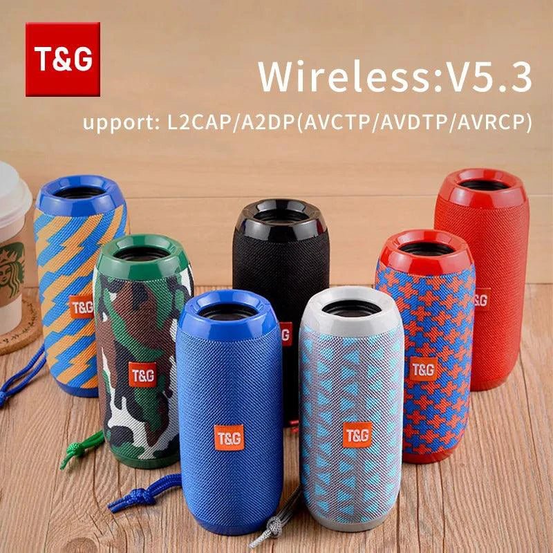 TG117 Bluetooth Speaker - Portable Waterproof TWS Outdoor Speaker - MANDOTOS