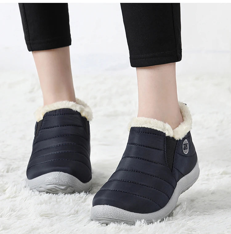 Men Boots Snow Outdoor Men's Shoes Plus Size Men's Winter Boots Plush Shoes Men Waterproof Men's Boots Male Footwear Work Shoes