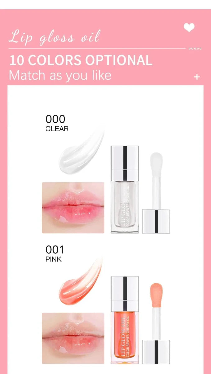Moisturizing Lip Balm Oil - Plumping Exfoliating Lip Gloss - MANDOTOS
