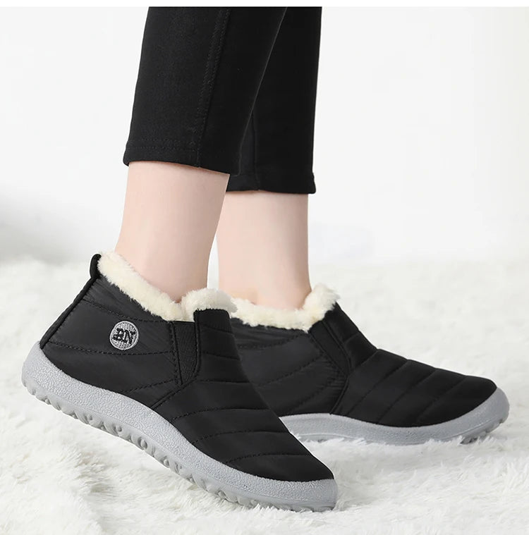 Men Boots Snow Outdoor Men's Shoes Plus Size Men's Winter Boots Plush Shoes Men Waterproof Men's Boots Male Footwear Work Shoes