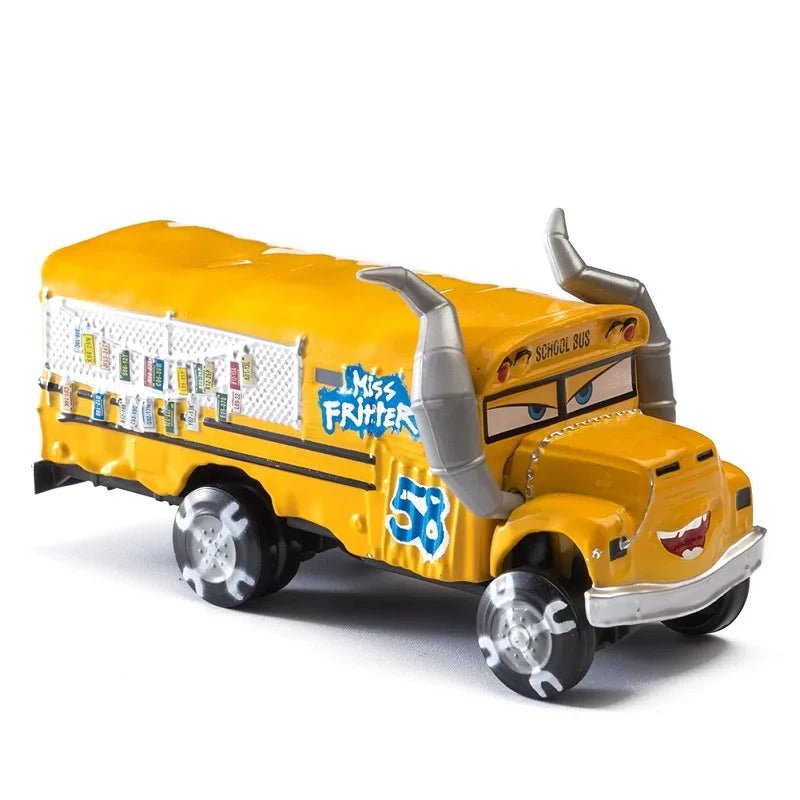 Mandotos Disney Pixar Cars 1 55 Metal Alloy Diecast Toy Car Set Lightning McQueen Mater Jackson Storm The King Nine fingers Store