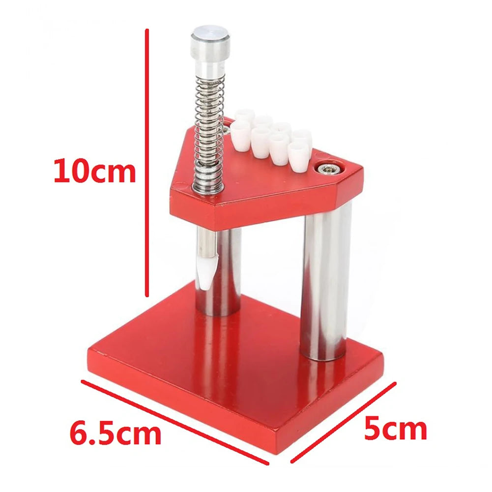 Watch Hand Presser Remover Puller Plunger Setting Fitting Set Red Wristwatch Watch Parts Repair Tool for Watchmaker