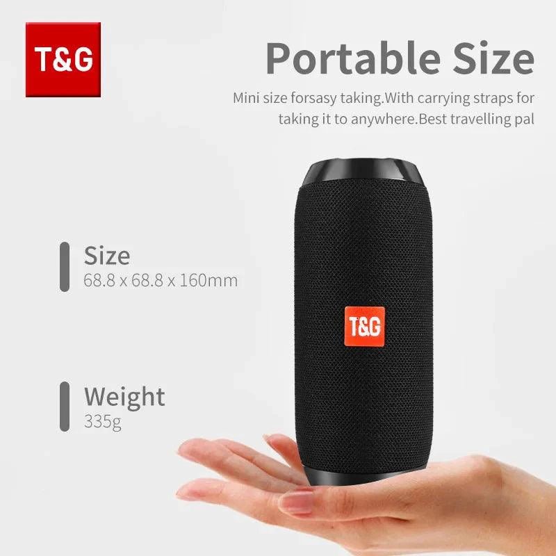 TG117 Bluetooth Speaker - Portable Waterproof TWS Outdoor Speaker - MANDOTOS