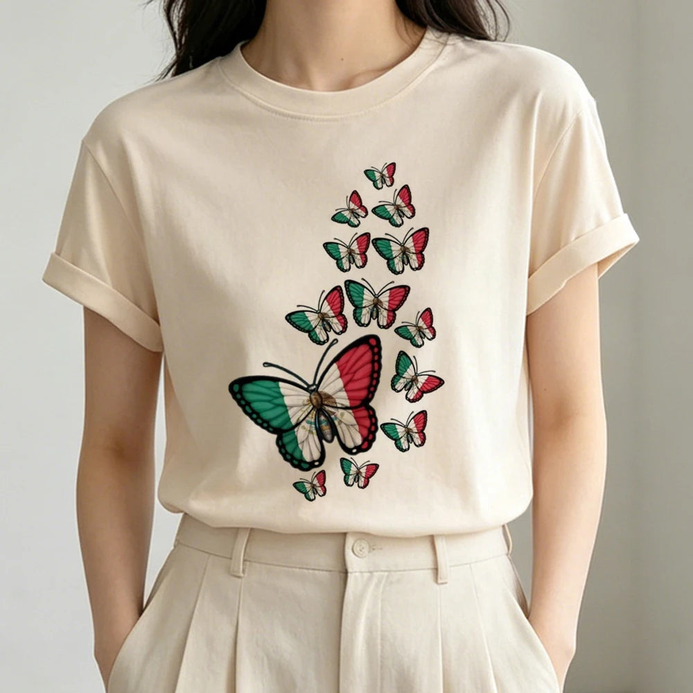 Mexico top tees girl 80s baddie summer alternative t-shirt kawaii baddie 2000s