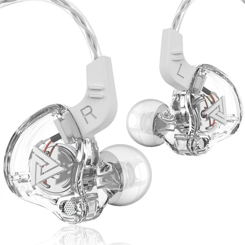 Original QKZ AK6 Copper Driver HiFi Wired Earphones 3.5MM Race Sport Headphones Bass Stereo Headset Music Earbuds In Ear With Microphone - MANDOTOS