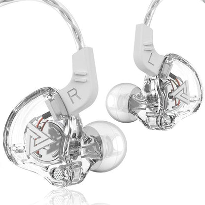 Original QKZ AK6 Copper Driver HiFi Wired Earphones 3.5MM Race Sport Headphones Bass Stereo Headset Music Earbuds In Ear With Microphone - MANDOTOS
