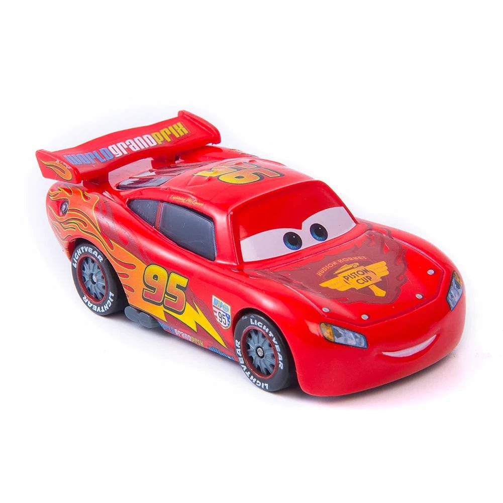Mandotos Disney Pixar Cars 1 55 Metal Alloy Diecast Toy Car Set Lightning McQueen Mater Jackson Storm The King Nine fingers Store