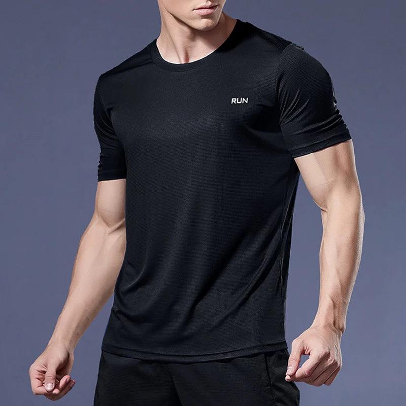 Running Shirts Soccer Shirts Men's Jersey Sportswear Mens Jogging T-Shirts Quick Dry Compression Sport T-Shirt Fitness Gym - MANDOTOS