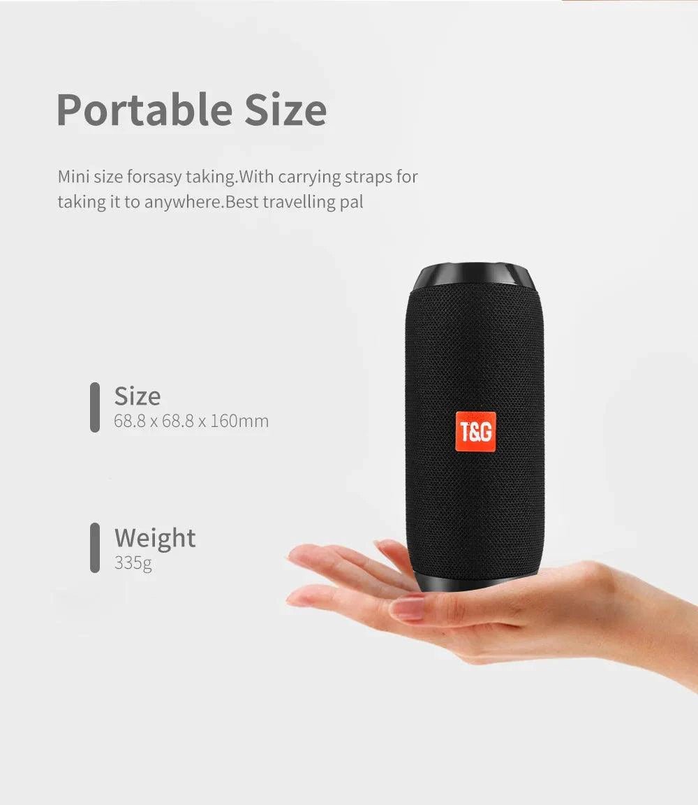 TG117 Bluetooth Speaker - Portable Waterproof TWS Outdoor Speaker - MANDOTOS