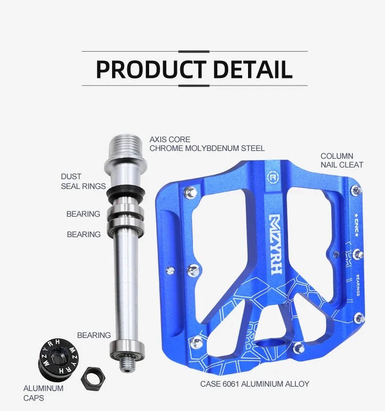 MZYRH Ultralight Sealed Bearing Bike Pedals: Revolutionize Your Ride! 🚴♂️🔥 - MANDOTOS