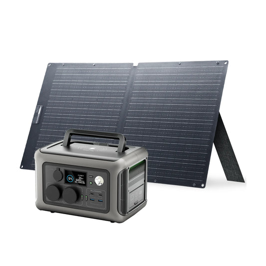 ALLPOWERS R600 Portable Powerstation with Solarpanel (Optional),299Wh 600W LiFePO4 Battery for Home Backup Outdoors Camping RV