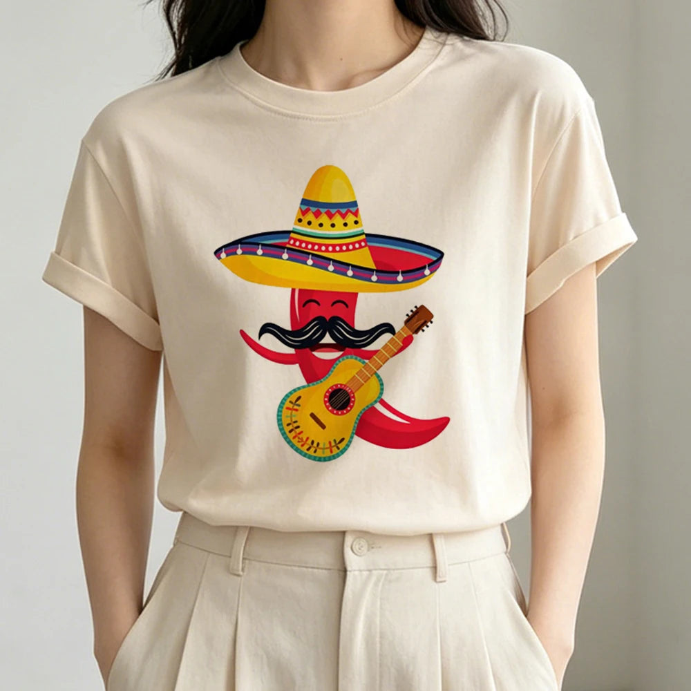 Mexico top tees girl 80s baddie summer alternative t-shirt kawaii baddie 2000s